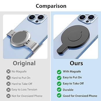 DJI Osmo Mobile 6 スマートフォンスタビライザー　MagSafe Amazon.com: Aerbeis OM Magnetic Phone Mount for DJI Osmo